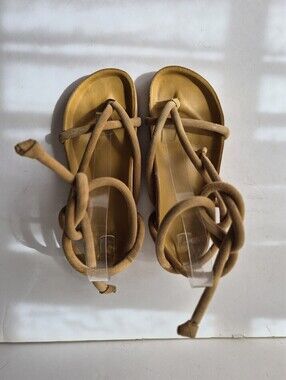 Isabel Marant Lastro Suede Sandal 37 Designer Boho Desert Nomad Luxe Gladiator